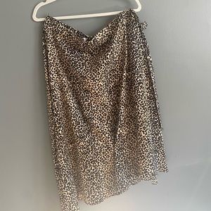 Nine West leopard print skirt